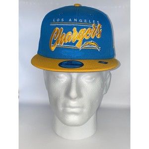 Los Angeles Chargers Snap Back Cap Hat Embroidered Adjustable Flat Bill LA NFL